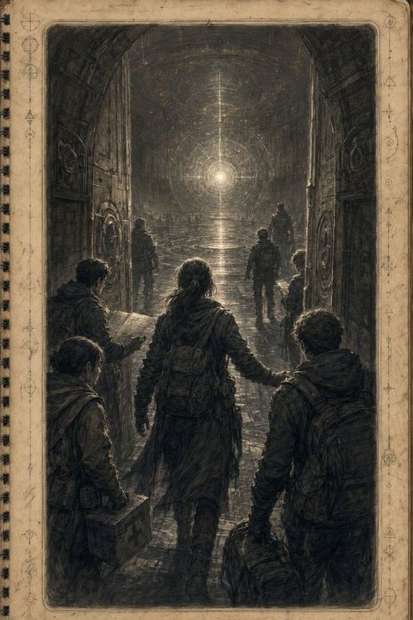 Interior illustration from Book One · Part One