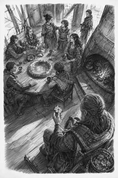 Interior illustration from Book Three · Part Two