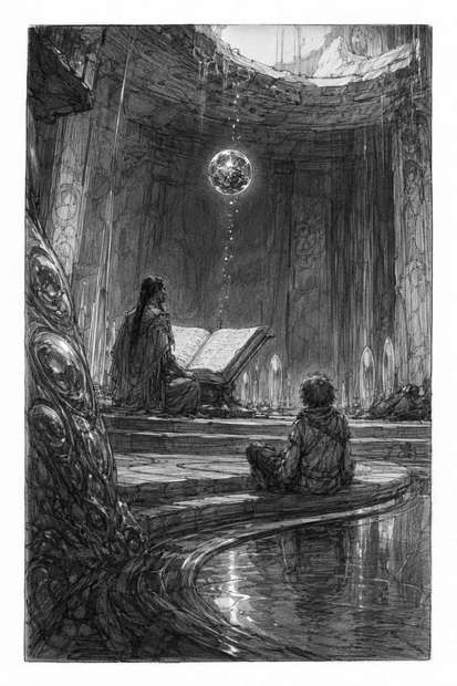 Interior illustration from Book Three · Part Three