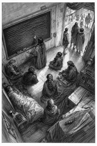 Interior illustration from Book Three · Part Five