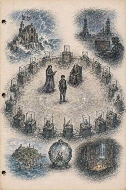 Interior illustration from Book Two · Part One